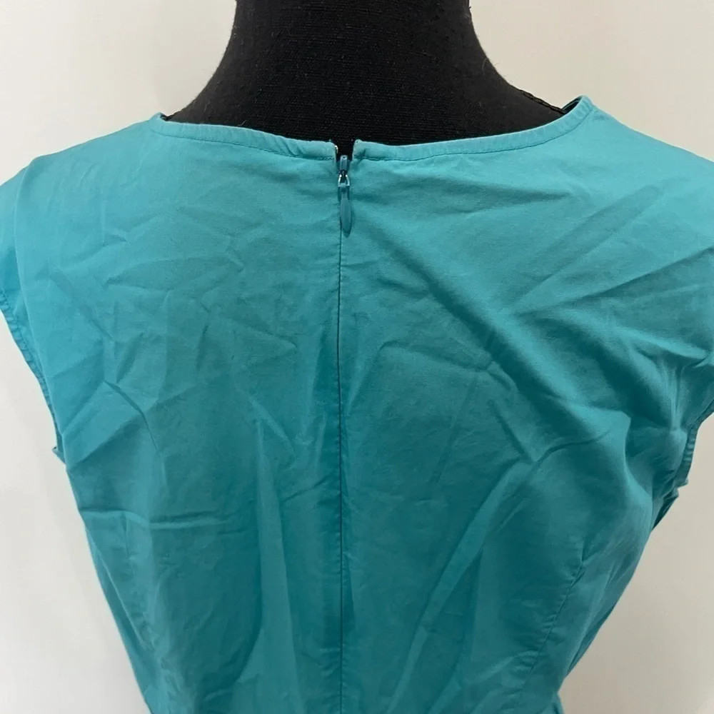 Uniqlo Turquoise Sleeveless Dress with Pockets - Picture 7 of 8